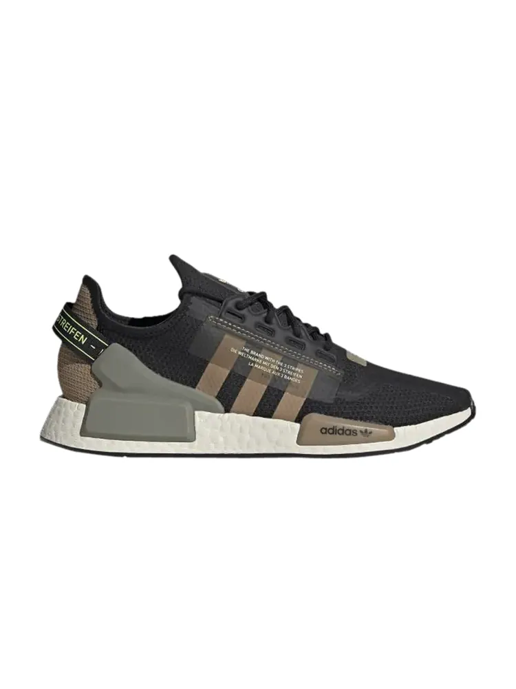 Кроссовки adidas NMD_R1 V2 'Black Cardboard' — изображение 1 из 1, черный/черный