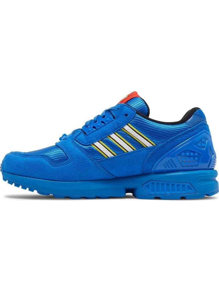Кроссовки Adidas LEGO x ZX 8000 'Color Pack - Royal Blue' — изображение 3 из 8, синий