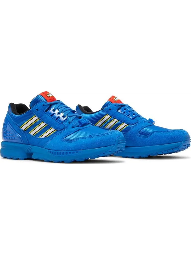 Кроссовки Adidas LEGO x ZX 8000 'Color Pack - Royal Blue' — изображение 8 из 8, синий