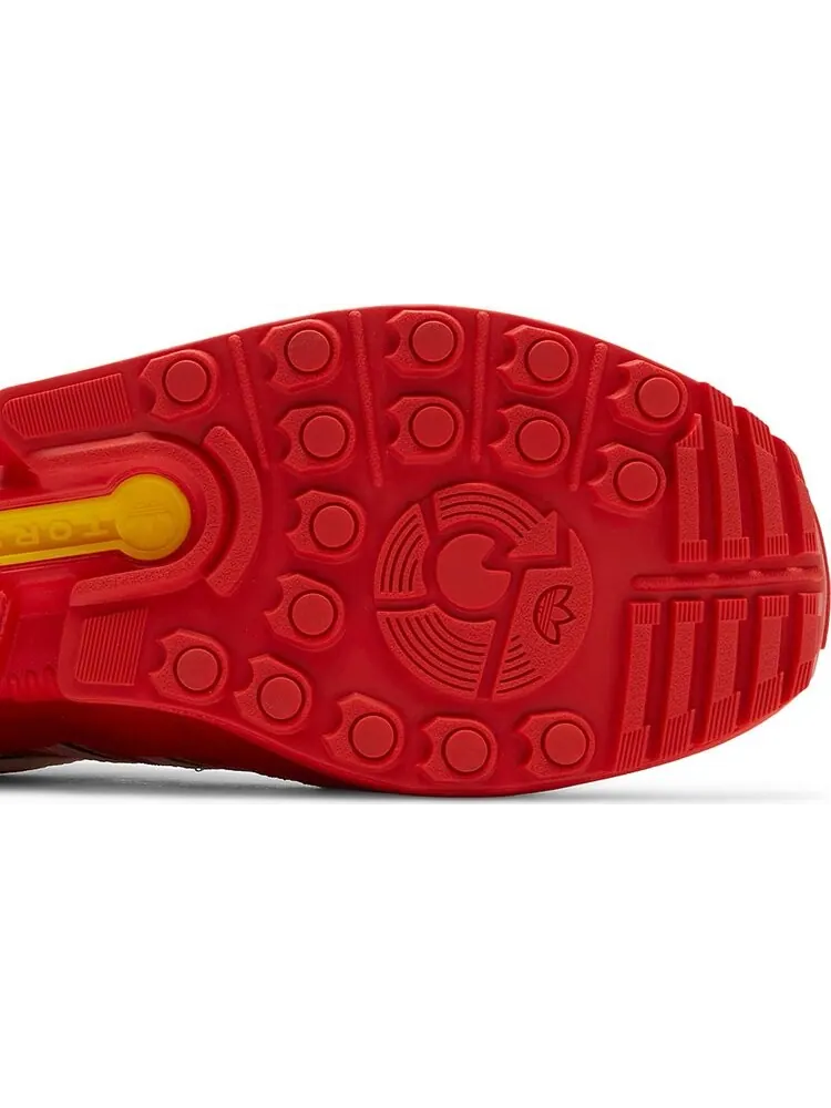 Кроссовки Adidas LEGO x ZX 8000 'Color Pack - Active Red' — изображение 5 из 8, красный
