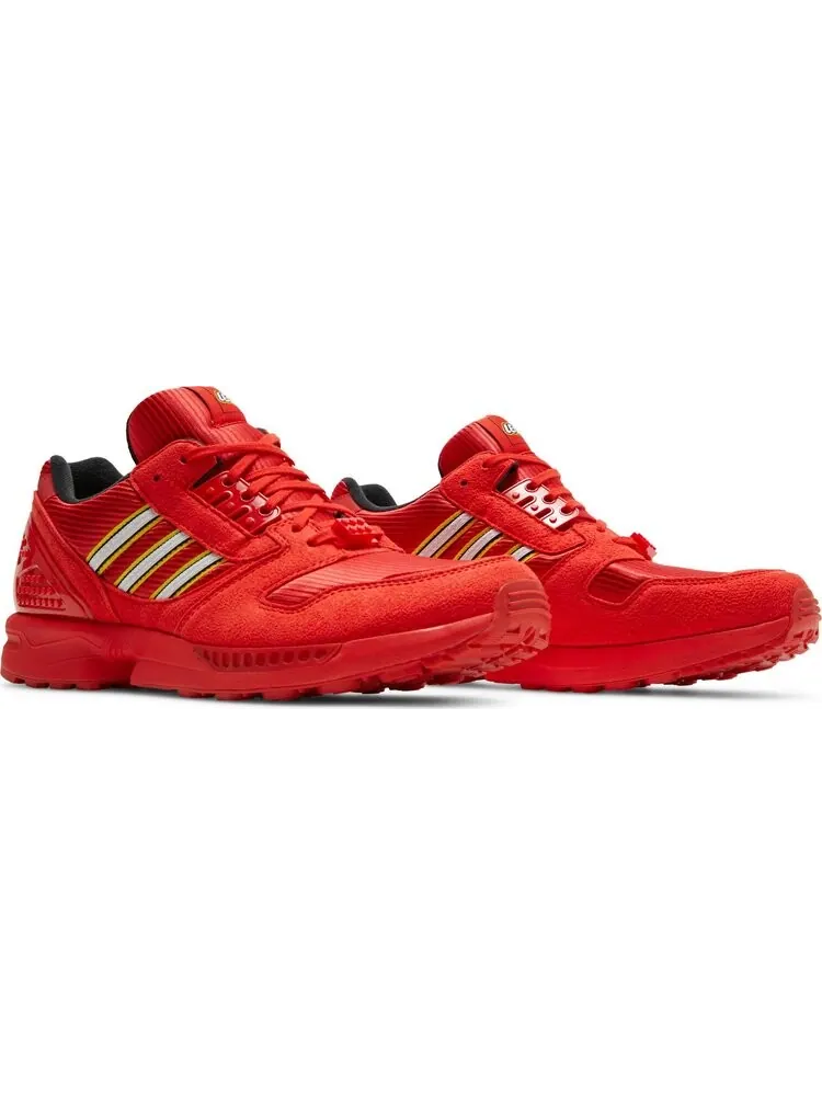 Кроссовки Adidas LEGO x ZX 8000 'Color Pack - Active Red' — изображение 8 из 8, красный