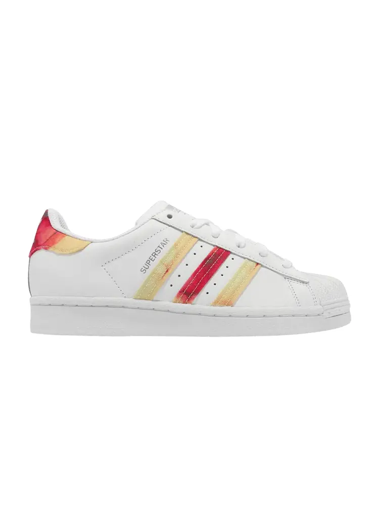 Кроссовки adidas Wmns Superstar 'White Dreamy Color Pop' — изображение 1 из 1, белый/красный/-желтый