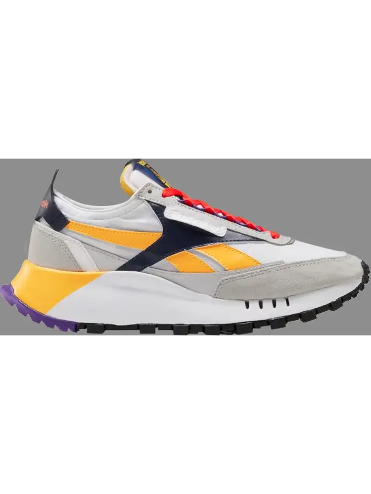 Кроссовки wmns classic leather legacy 'snowy grey violet' Reebok — изображение 1 из 1, серый