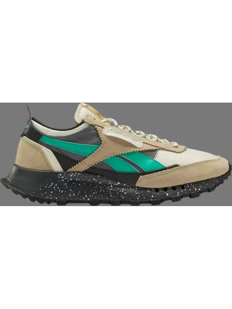 Кроссовки classic leather legacy 'splatter paint - utility beige' Reebok — изображение 1 из 1, загар