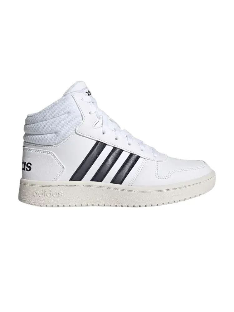 Кроссовки Adidas Hoops 2.0 Mid J — изображение 1 из 1, белый
