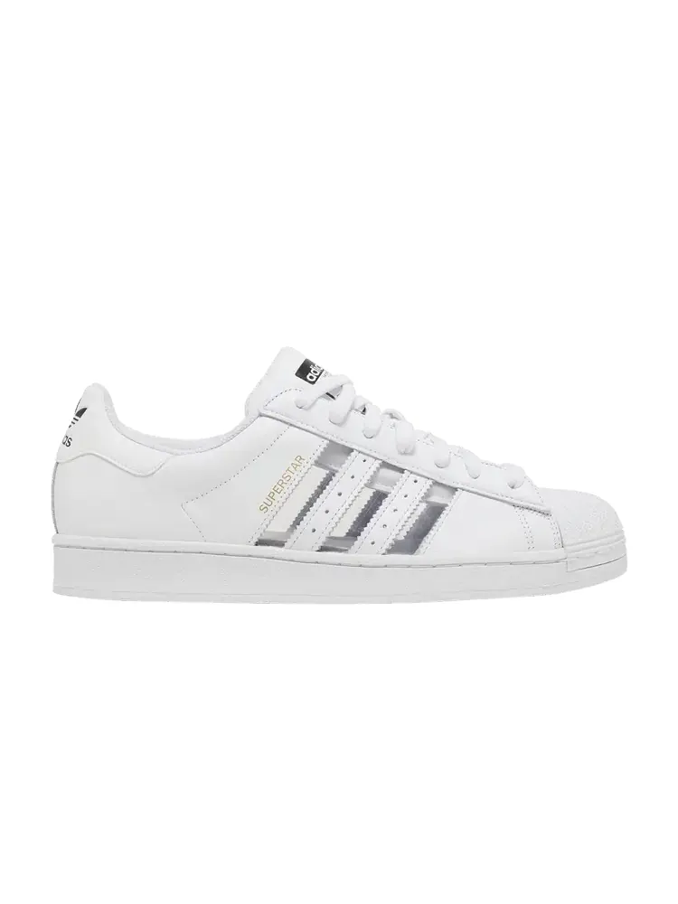 Кроссовки adidas Superstar 'White Transparent' — изображение 1 из 9, белый//черный