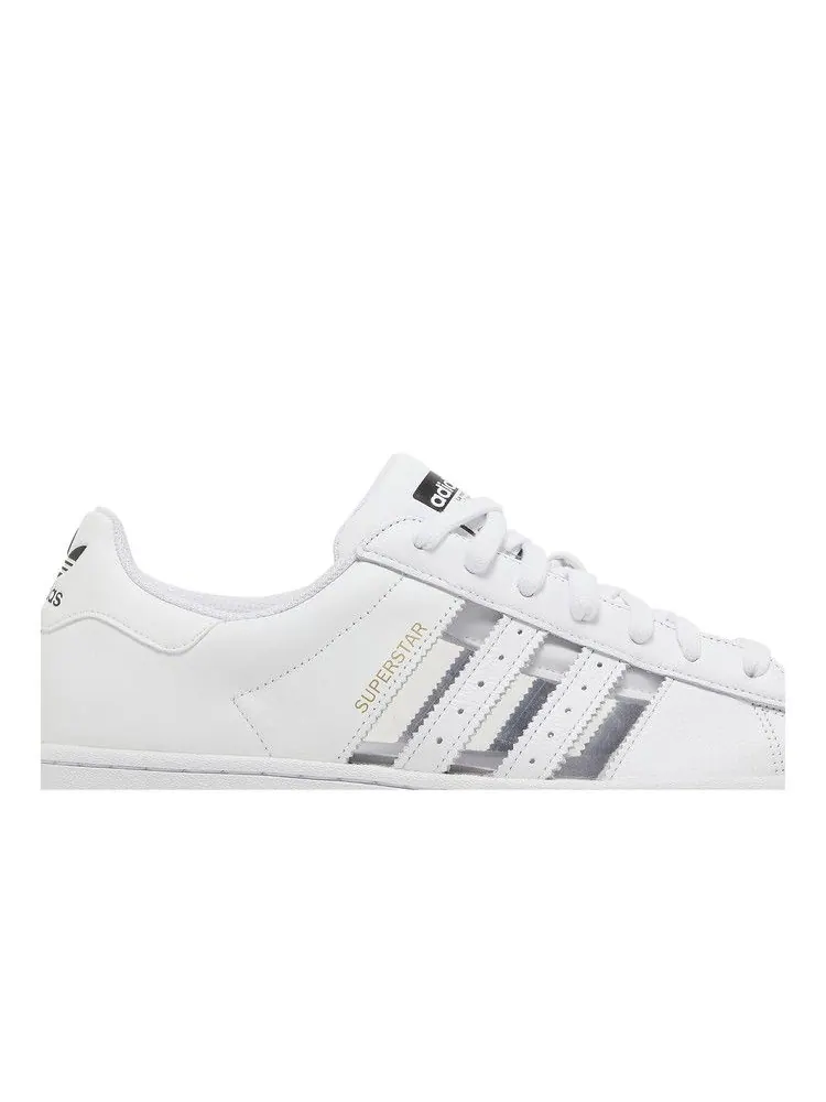 Кроссовки adidas Superstar 'White Transparent' — изображение 3 из 9, белый//черный