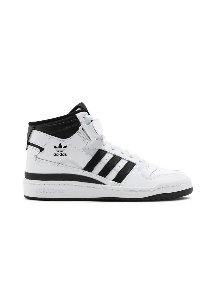 Кроссовки мужские Adidas Forum Mid высокие — изображение 1 из 4, белый/черный