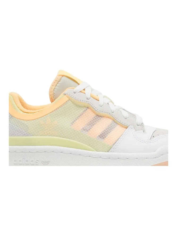 Кроссовки adidas Wmns Forum Low 'Transparent Yellow Acid Orange' — изображение 3 из 9, белый/желтый/оранжевый
