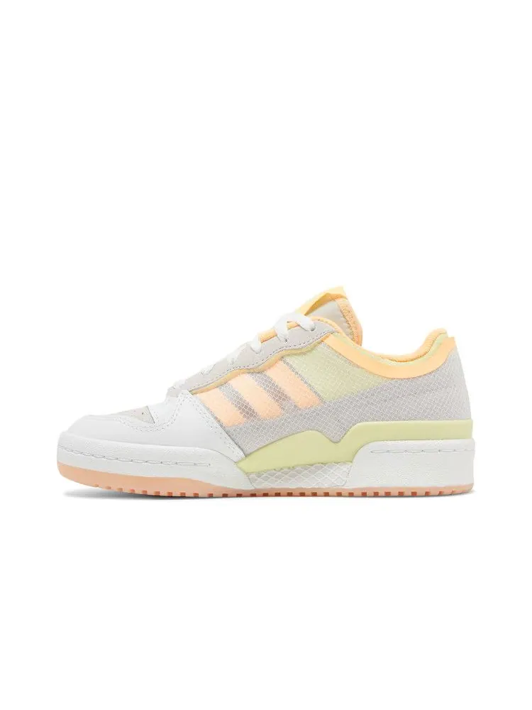 Кроссовки adidas Wmns Forum Low 'Transparent Yellow Acid Orange' — изображение 4 из 9, белый/желтый/оранжевый