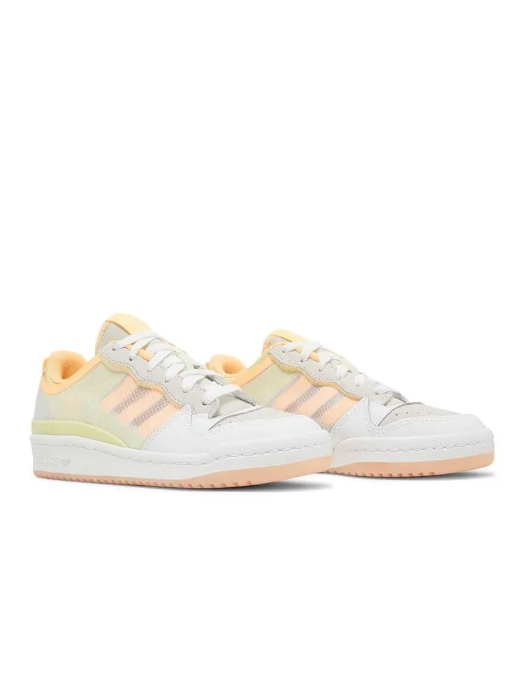Кроссовки adidas Wmns Forum Low 'Transparent Yellow Acid Orange' — изображение 9 из 9, белый/желтый/оранжевый