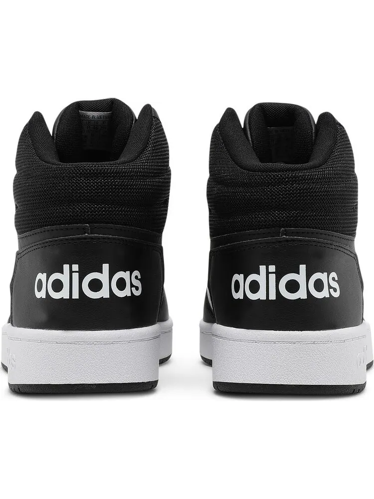 Кроссовки Adidas Hoops 2.0 Mid 'Black White' — изображение 6 из 8, черный