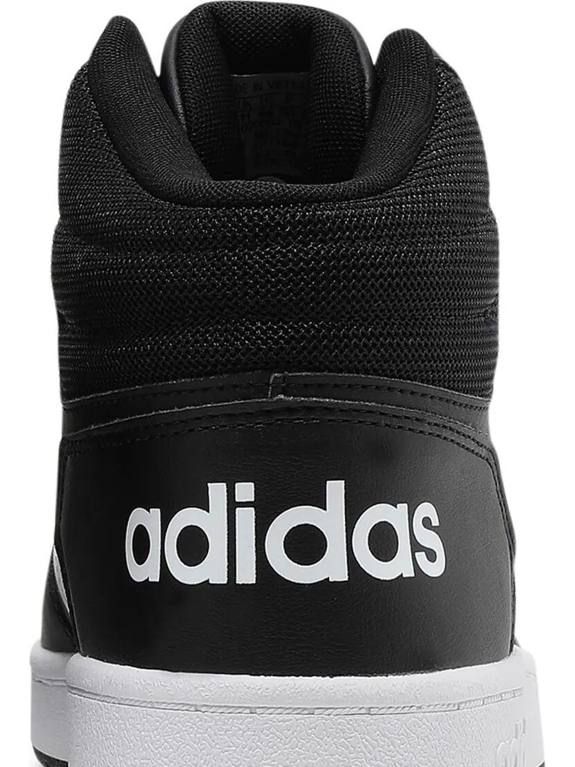 Кроссовки Adidas Hoops 2.0 Mid 'Black White' — изображение 7 из 8, черный