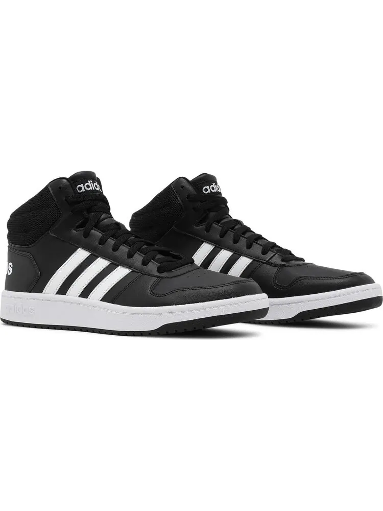 Кроссовки Adidas Hoops 2.0 Mid 'Black White' — изображение 8 из 8, черный