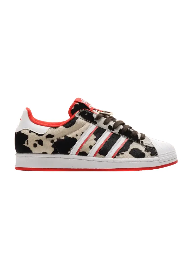 Кроссовки adidas Superstar 'Chinese New Year - Year Of The Ox' — изображение 1 из 1, белый/красный/белый