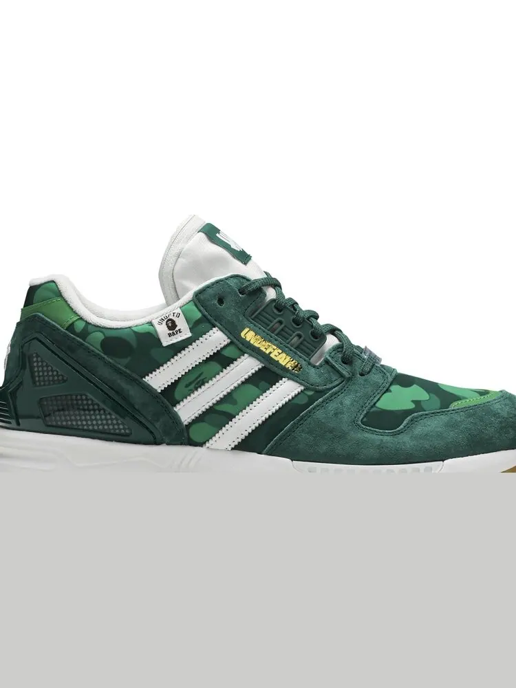 Кроссовки Adidas BAPE x Undefeated x ZX 8000 'A-ZX Series - Green Camo' — изображение 2 из 8, зеленый