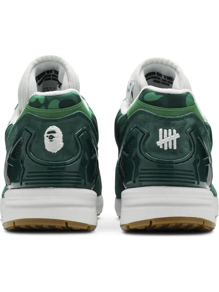 Кроссовки Adidas BAPE x Undefeated x ZX 8000 'A-ZX Series - Green Camo' — изображение 6 из 8, зеленый
