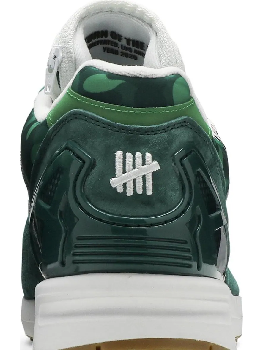 Кроссовки Adidas BAPE x Undefeated x ZX 8000 'A-ZX Series - Green Camo' — изображение 7 из 8, зеленый