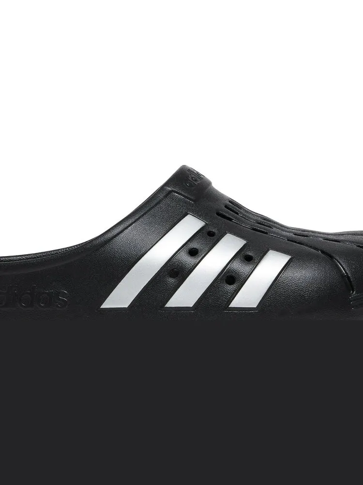 Сандалии Adidas Adilette Clog 'Black Silver' — изображение 2 из 8, черный
