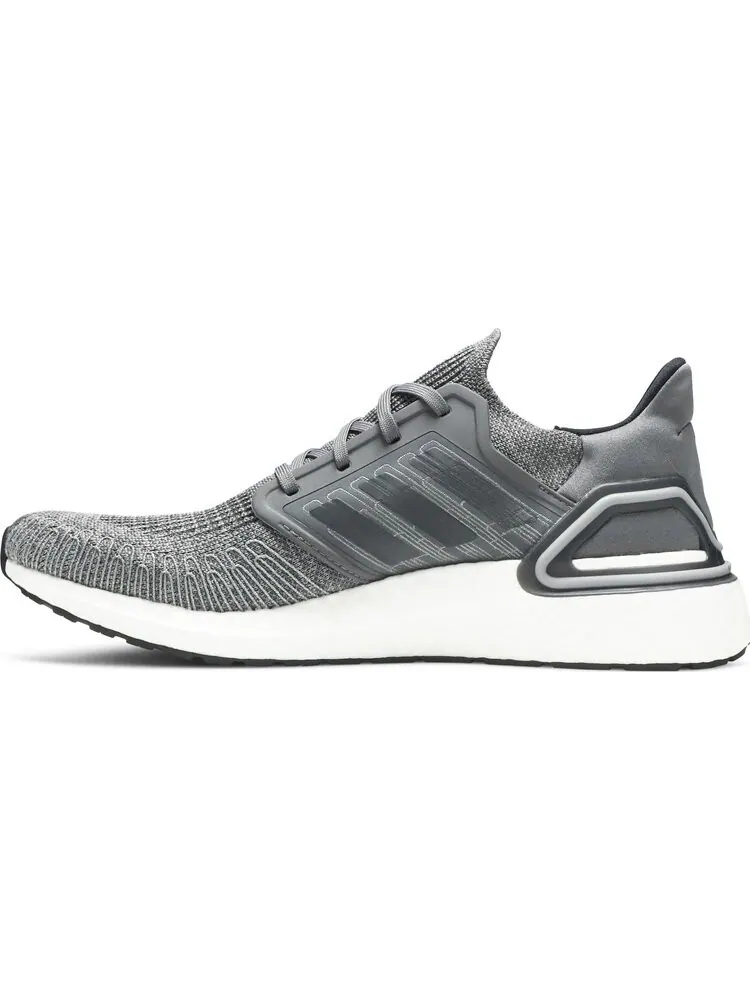 Кроссовки Adidas UltraBoost 20 'Wolf Grey' — изображение 3 из 8, серый