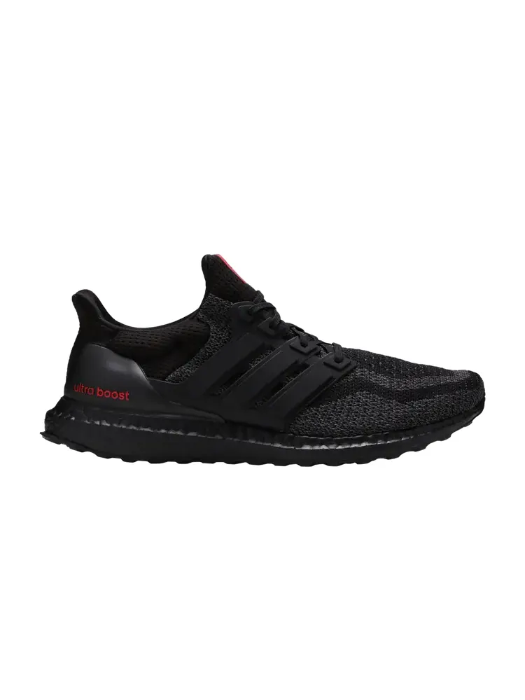 Кроссовки adidas UltraBoost 'Black' — изображение 1 из 9, черный/красный