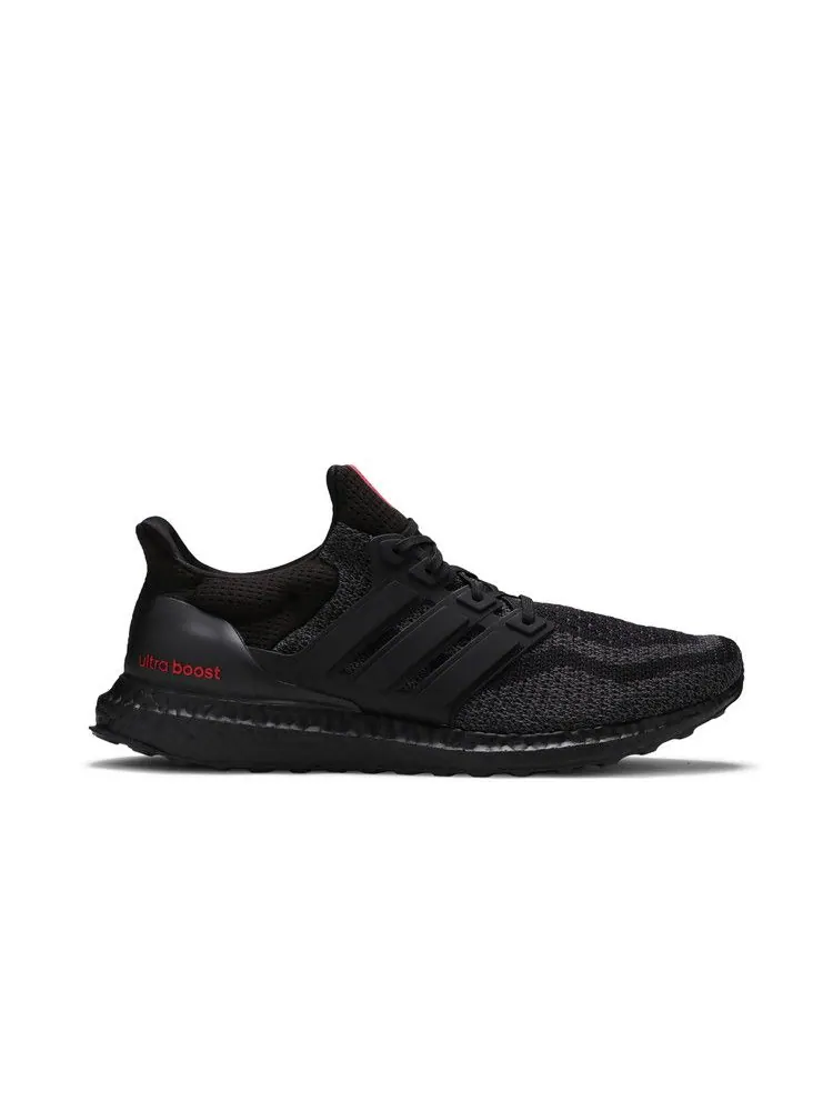 Кроссовки adidas UltraBoost 'Black' — изображение 2 из 9, черный/красный