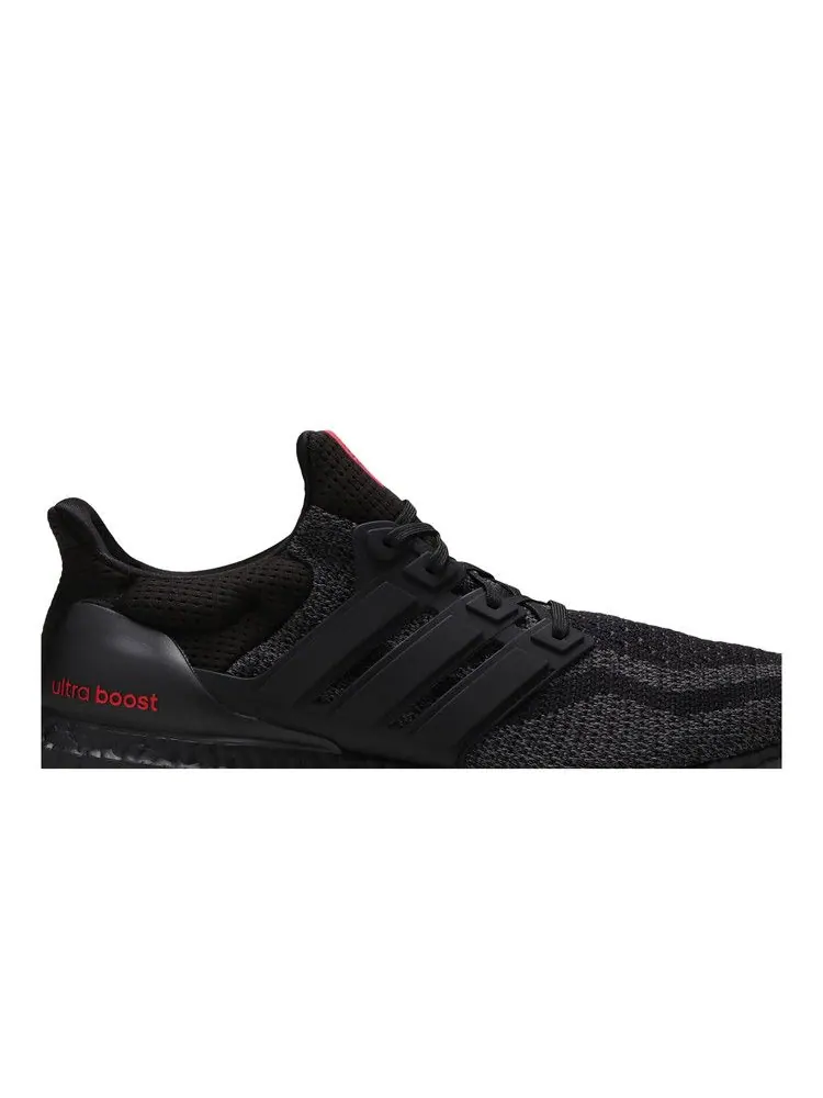 Кроссовки adidas UltraBoost 'Black' — изображение 3 из 9, черный/красный