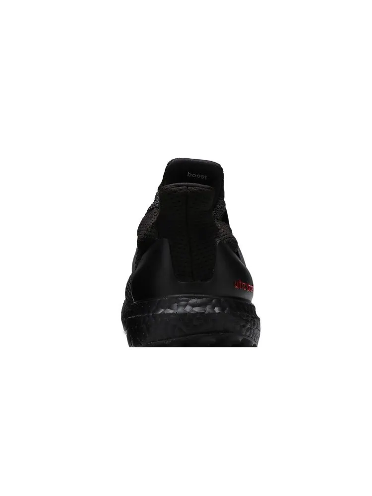 Кроссовки adidas UltraBoost 'Black' — изображение 8 из 9, черный/красный