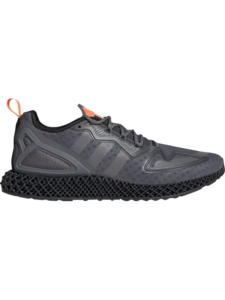Кроссовки Adidas ZX 2K 4D 'Grey Solar Orange' — изображение 1 из 1, серый