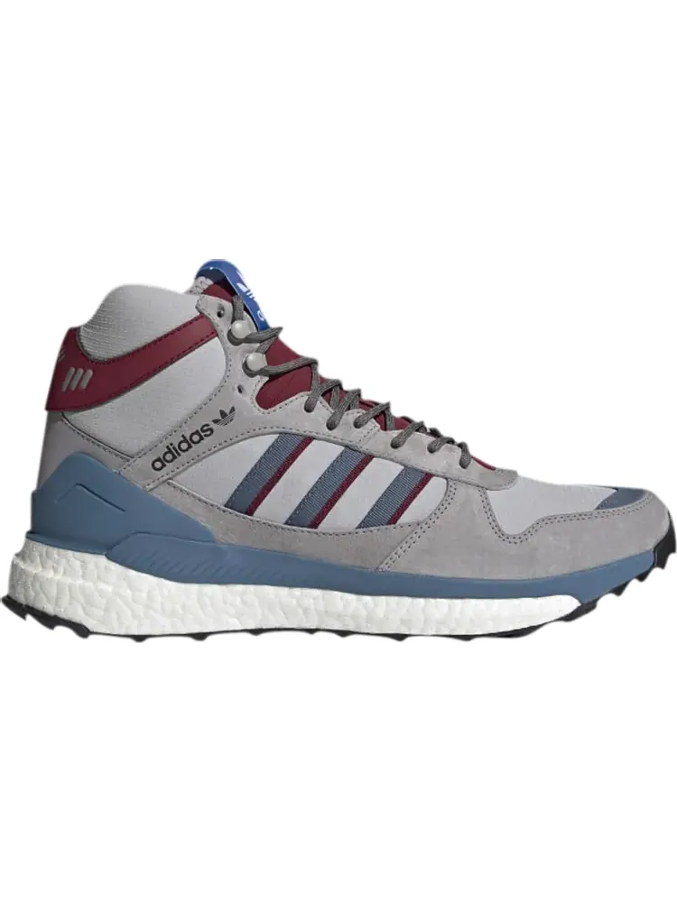 Кроссовки Adidas Human Made x Marathon Free Hiker 'Clear Onix Burgundy' — изображение 1 из 1, серый