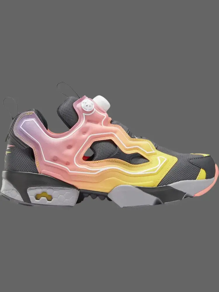 Кроссовки instapump fury og 'ombre pack - alert yellow' Reebok — изображение 1 из 1, желтый