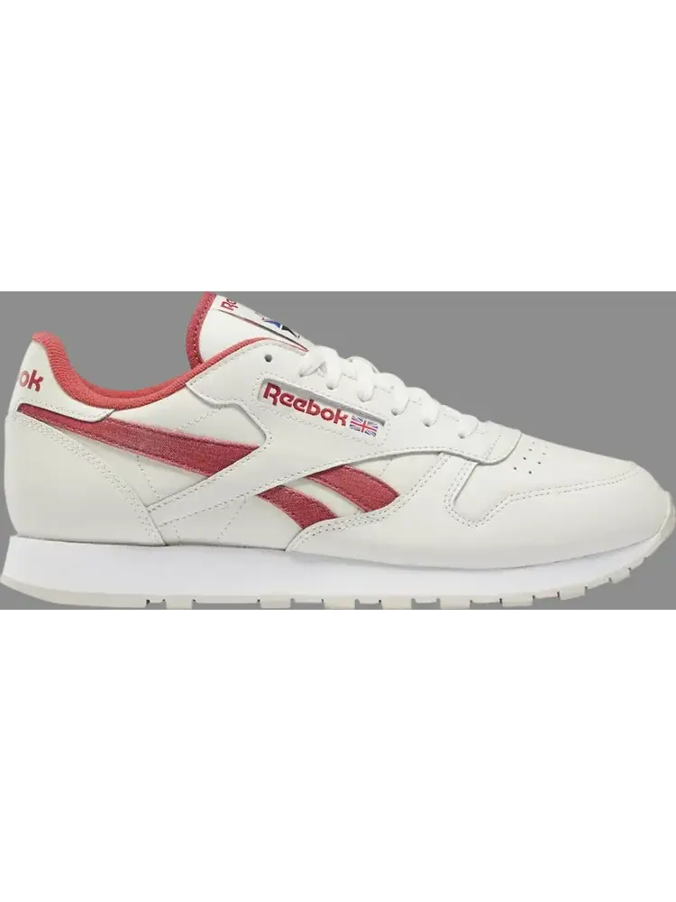 Кроссовки classic leather 'chalk mars red' Reebok — изображение 1 из 1, белый