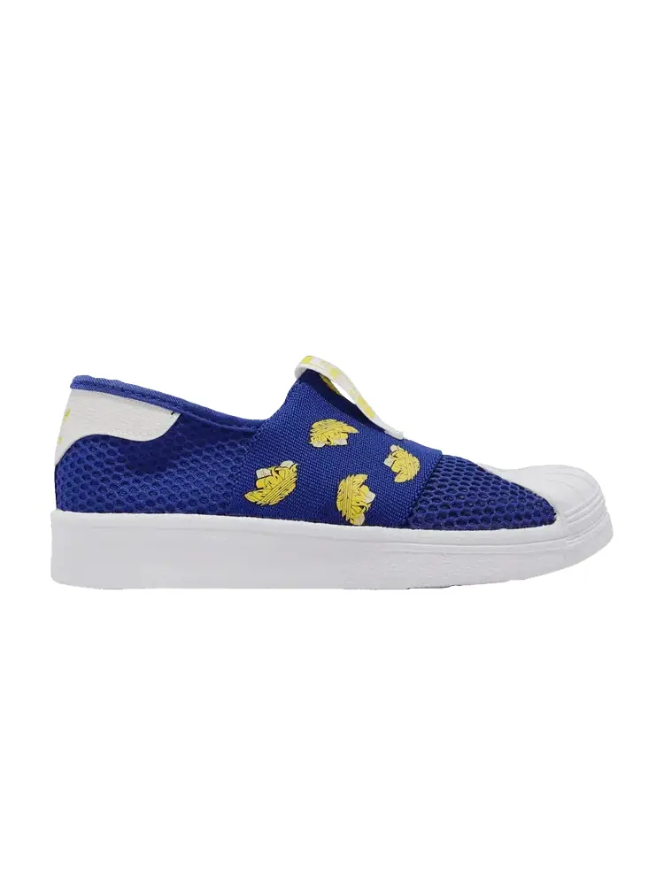 Кроссовки adidas Superstar SMR 360 Little Kid 'Royal Blue Yellow' — изображение 1 из 1, синий/желтый/белый