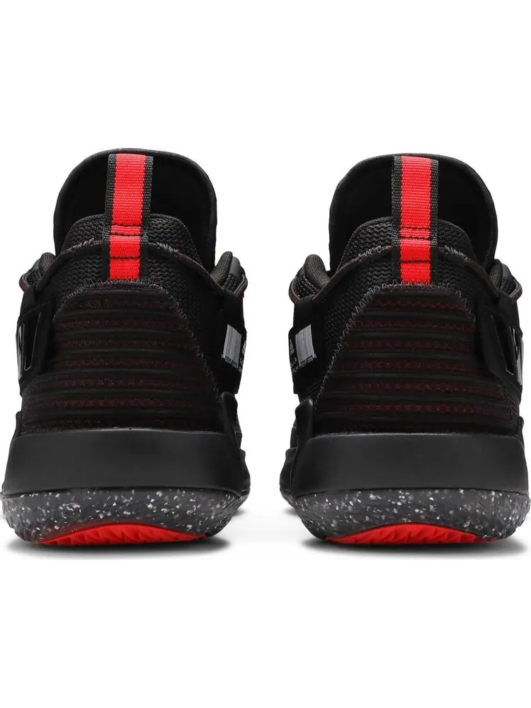 Кроссовки Adidas Dame 7 'EXTPLY - Opponent Advisory - Black Vivid Red' — изображение 6 из 8, черный
