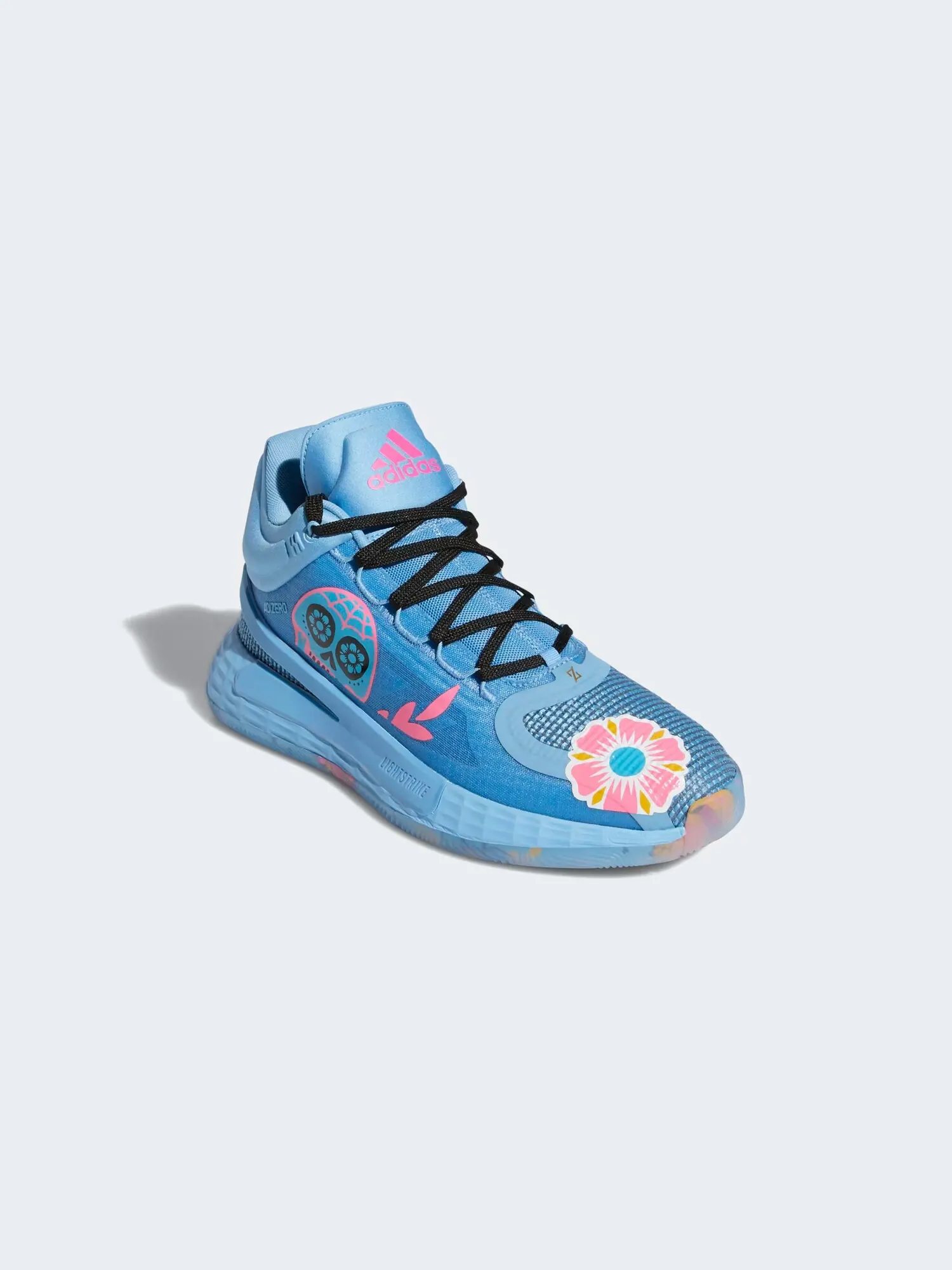 Баскетбольные кроссовки Adidas D Rose 11 унисекс — изображение 4 из 8, голубой