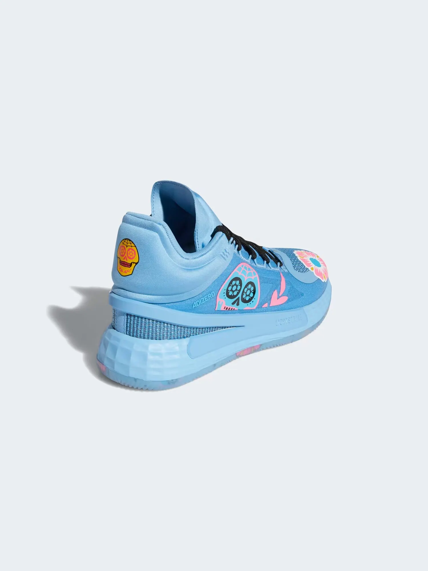 Баскетбольные кроссовки Adidas D Rose 11 унисекс — изображение 5 из 8, голубой