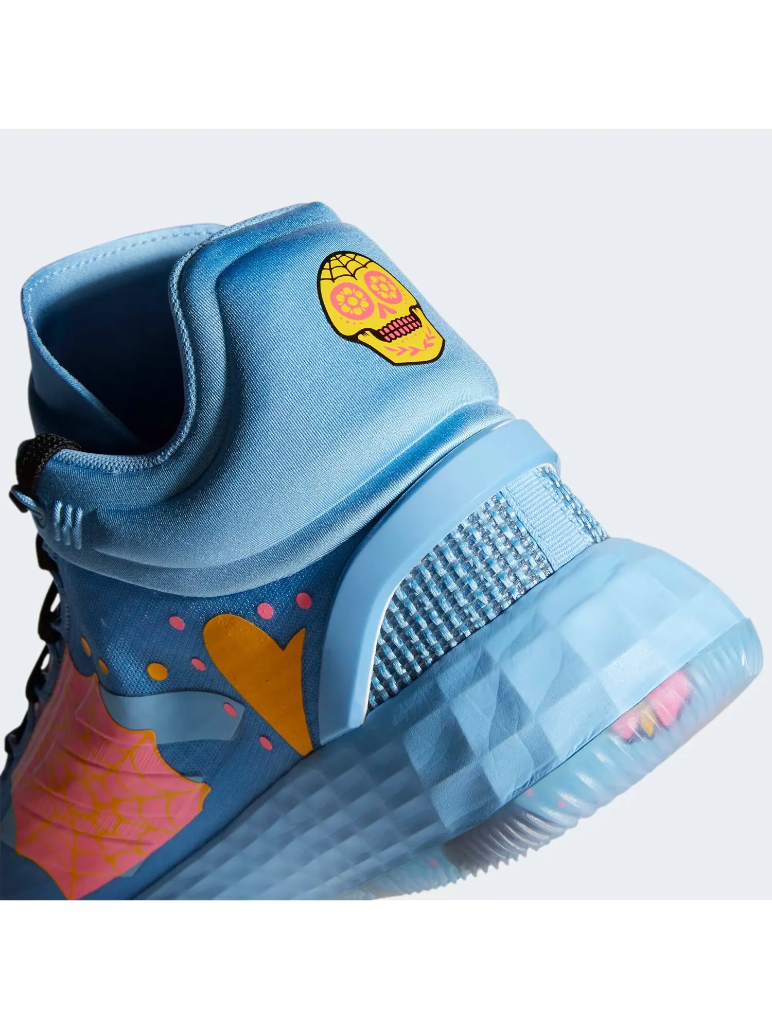 Баскетбольные кроссовки Adidas D Rose 11 унисекс — изображение 7 из 8, голубой