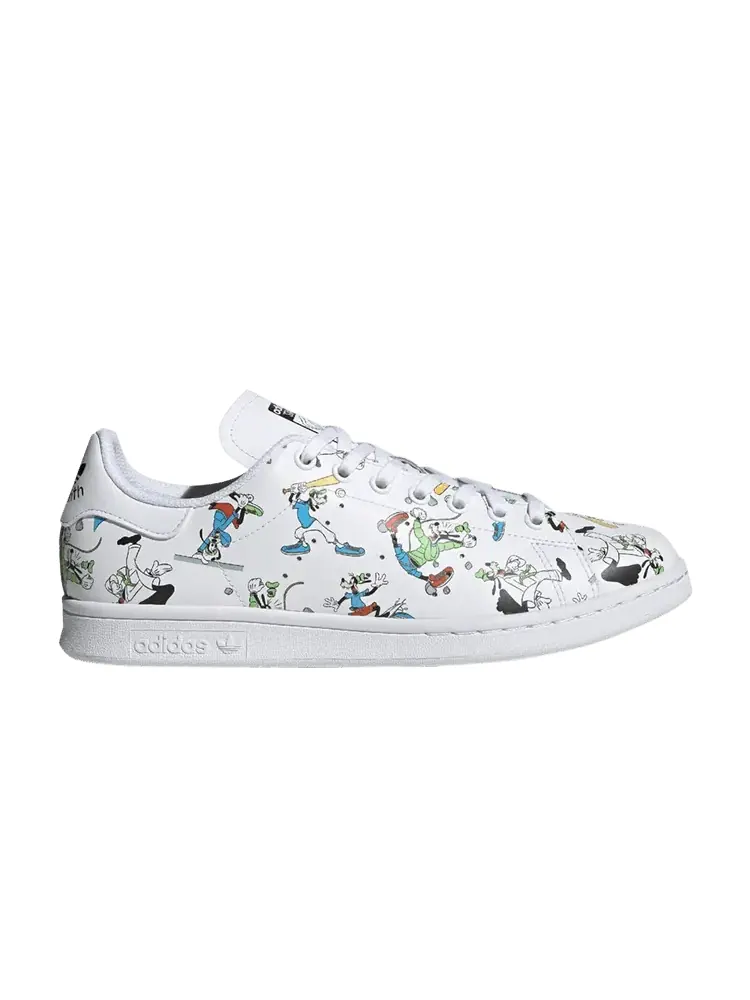 Кроссовки adidas Disney x Stan Smith 'Goofy' — изображение 1 из 1, белый/черный/белый