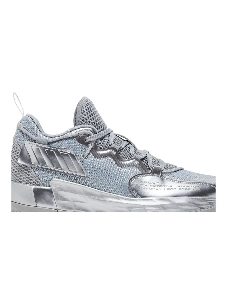 Кроссовки Dame 7 EXTPLY 'Silver Metallic' — изображение 2 из 8, серебристый металлик