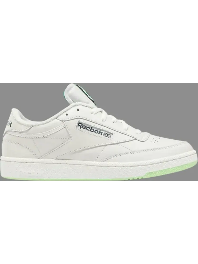 Кроссовки club c 85 'chalk neon mint' Reebok — изображение 1 из 1, белый