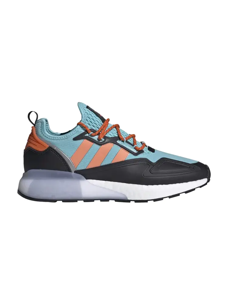 Кроссовки adidas ZX 2K Boost 'Light Aqua Easy Orange' — изображение 1 из 1