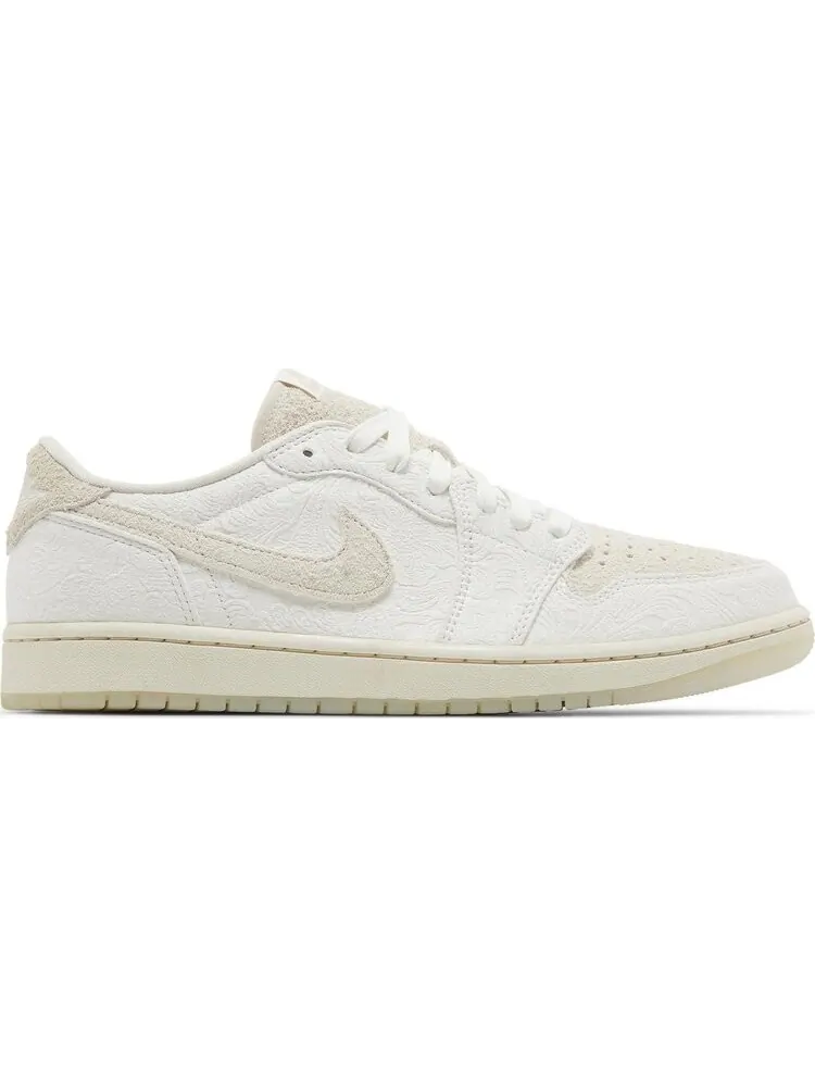 Кроссовки Chris Paul x Air Jordan 1 Retro Low OG 'Give Them Flowers' — изображение 1 из 4, бежевый