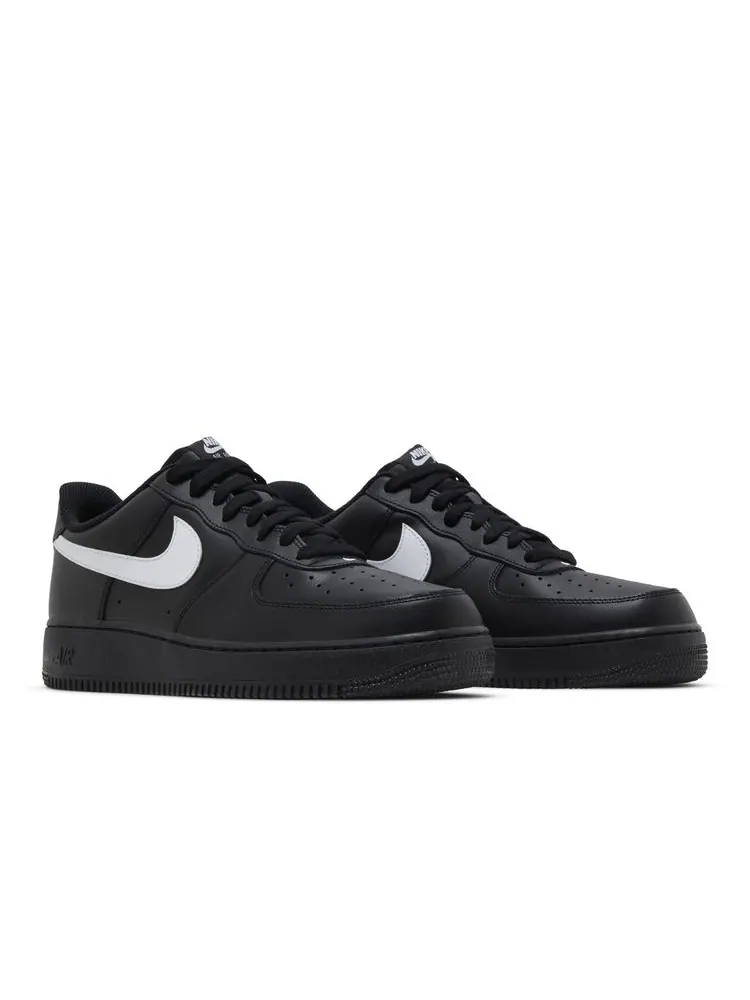 Кроссовки Air Force 1 '07 'Black White' — изображение 8 из 8, черный