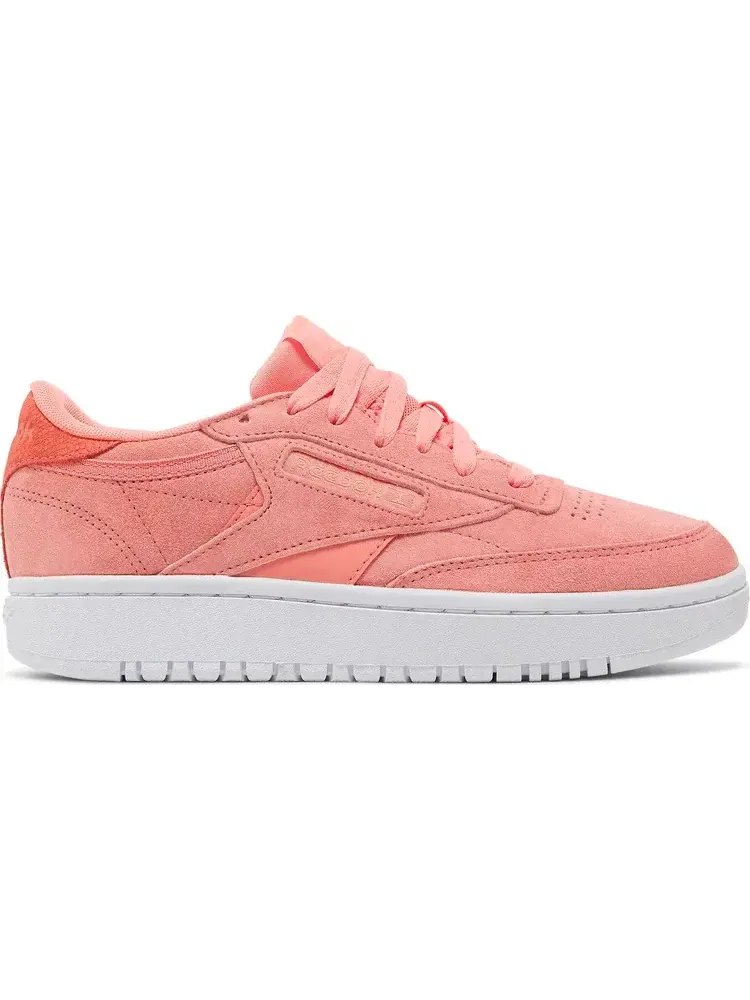 Кроссовки wmns club c double 'twisted coral' Reebok, апельсин — изображение 1 из 8, оранжевый