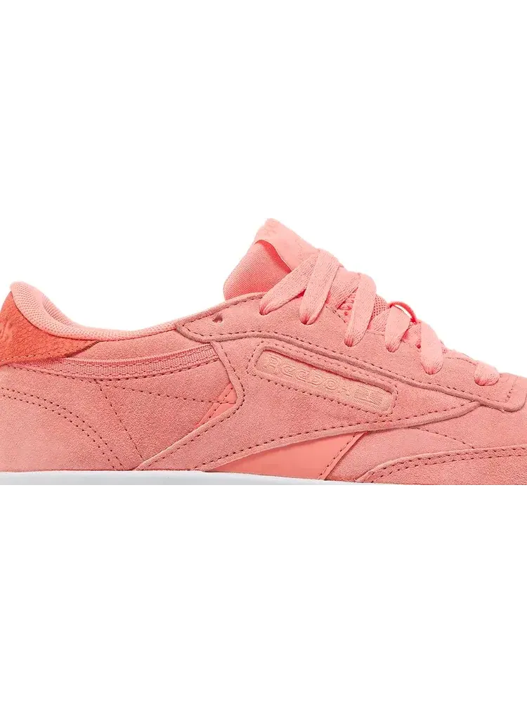 Кроссовки wmns club c double 'twisted coral' Reebok, апельсин — изображение 2 из 8, оранжевый