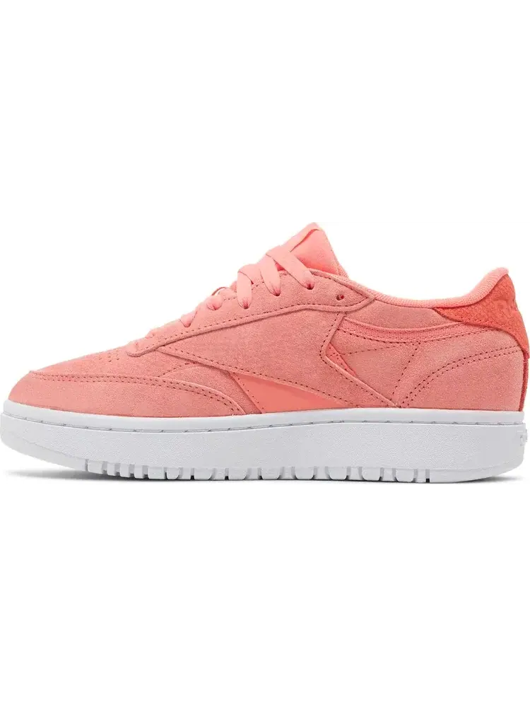 Кроссовки wmns club c double 'twisted coral' Reebok, апельсин — изображение 3 из 8, оранжевый
