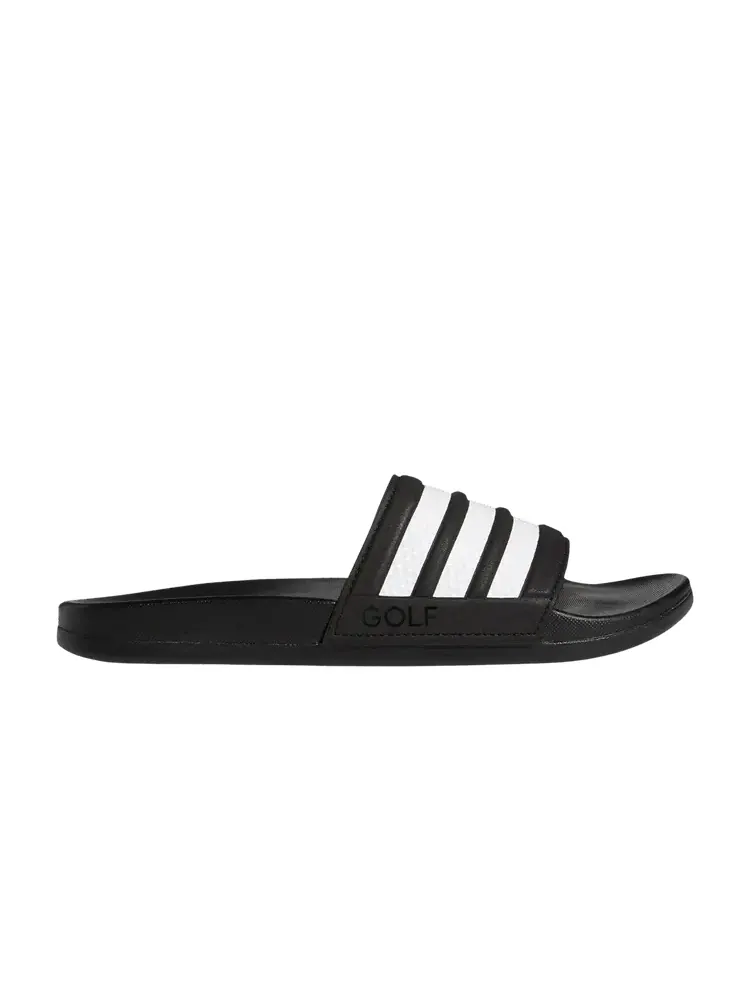 Сандалии adidas Adilette Golf Comfort Slide 'Black White' — изображение 1 из 1, черный/белый/черный