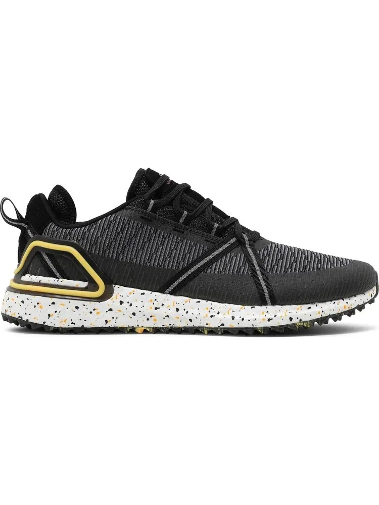 Кроссовки Adidas Solarthon Primegreen Spikeless Golf 'Black Solar Gold' — изображение 1 из 8, черный