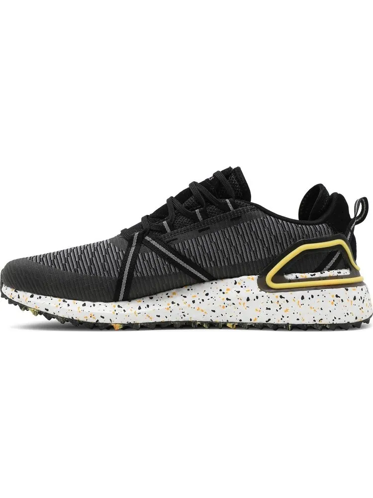 Кроссовки Adidas Solarthon Primegreen Spikeless Golf 'Black Solar Gold' — изображение 3 из 8, черный