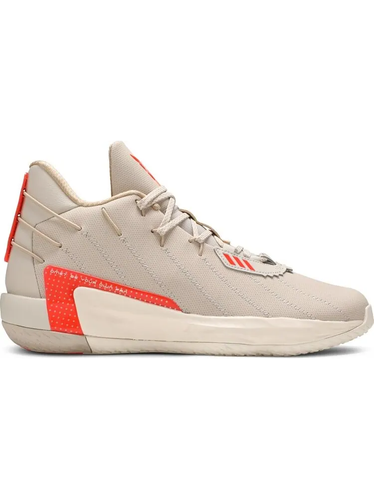Кроссовки Adidas Dame 7 'Bliss' — изображение 1 из 8, бежевый